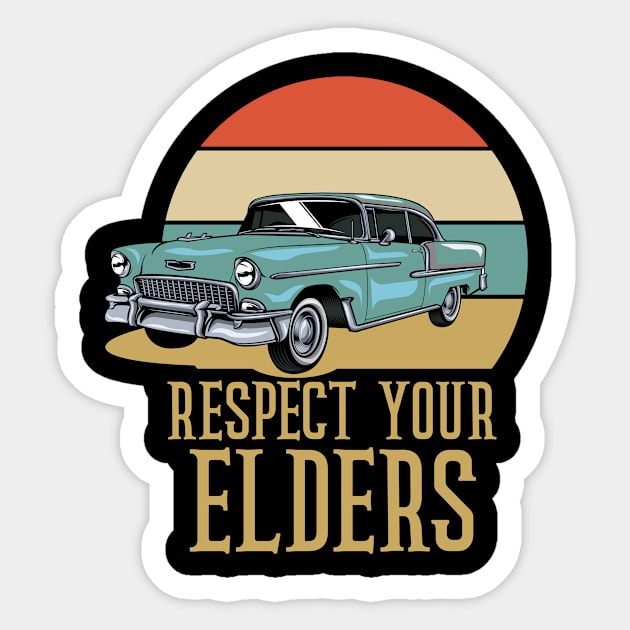 Muscle Car Classic Vintage cars Lovers Sticker by MoodPalace